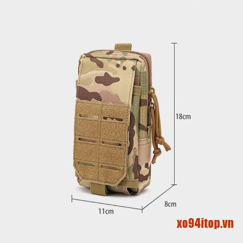 XOTOP Military Waist Bag Outdoor Men EDC Tool Bag Vest Pack Purse Mobile Phone