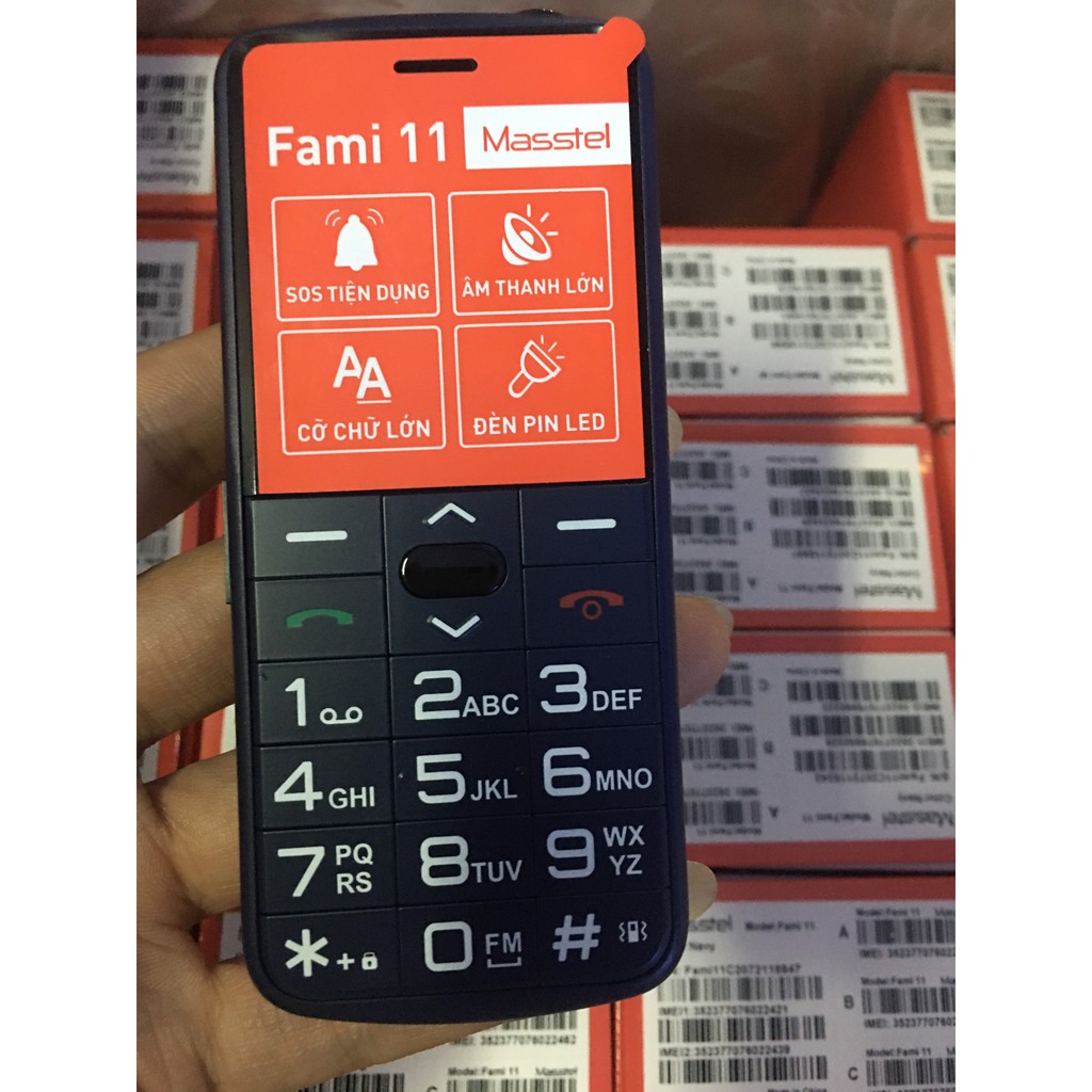 điện thoại masstel  A331, FAMI 11 (dành cho người già ) loa to, chữ to, pin siêu khỏe - mới bảo hành chính hãng 12 thán | BigBuy360 - bigbuy360.vn