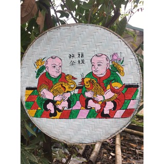 Tranh mẹt tre đông hồ trang trí