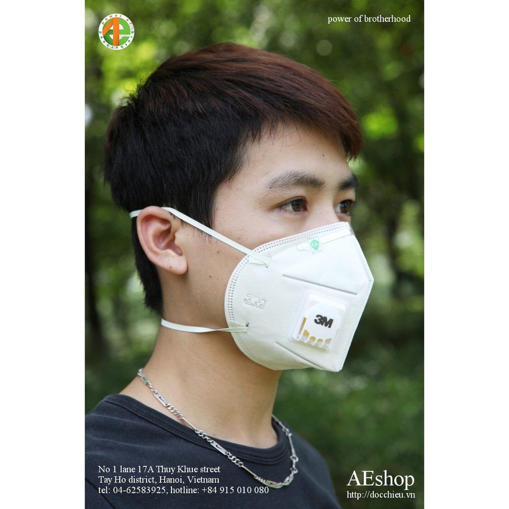 khẩu trang 3M chống ô nhiễm khẩu trang than hoạt tính chống cúm 9002V | BigBuy360 - bigbuy360.vn