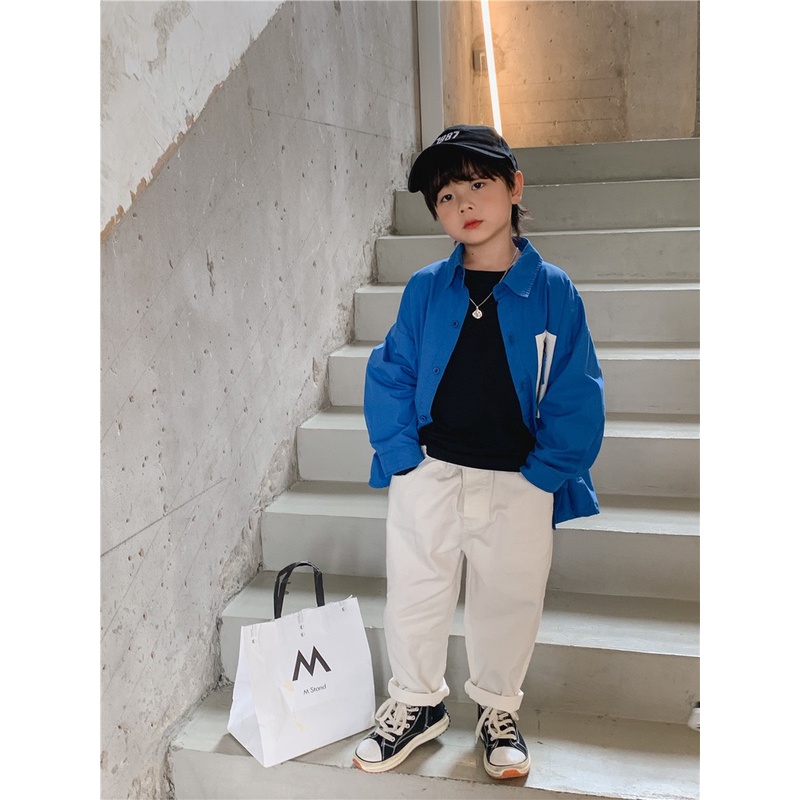 Quần kaki dáng baggy phong cách Hàn Quốc cho bé Q850 [FORM CÓ BỤNG RỘNG 1 SIZE VÀ CHIỀU DÀI NGẮN]