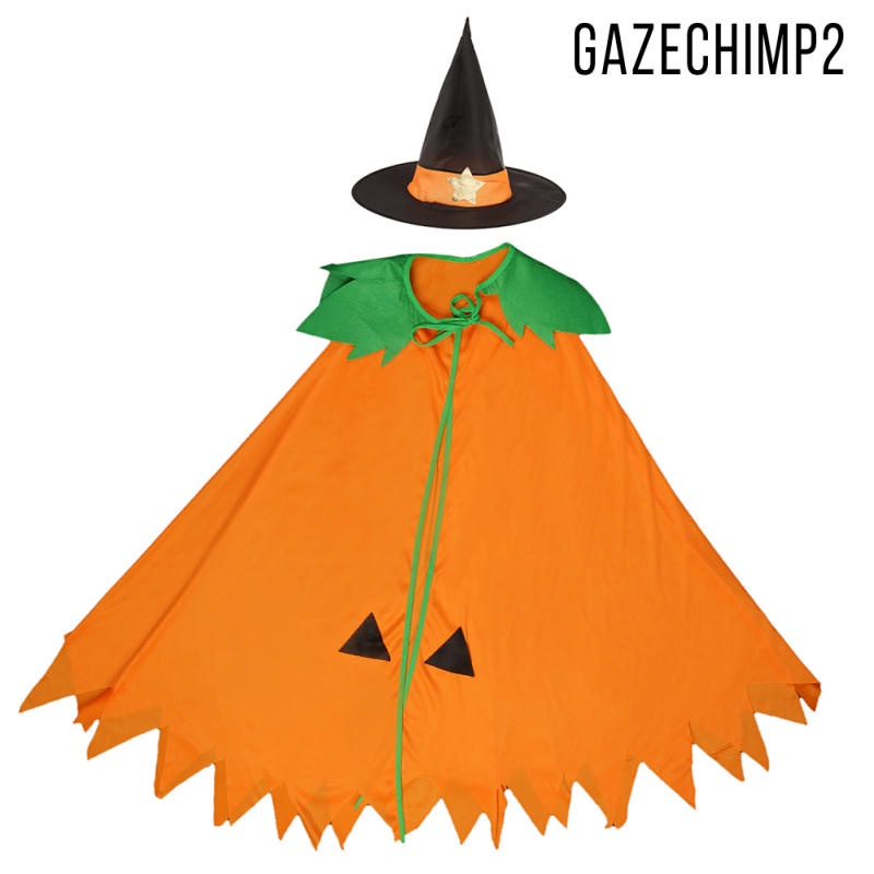 Set 2 áo choàng hóa trang bí ngô kèm nón cho bé
 | BigBuy360 - bigbuy360.vn