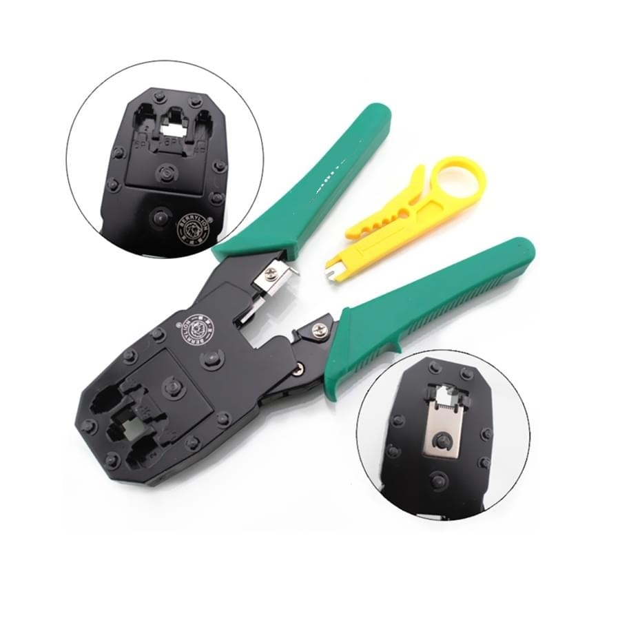 Kìm bấm mạng đa năng BS full màu- Kìm bấm đâu dây mạng chắc chăn tiện lợi gía rẻ [BH siêu tốc, Lỗi 1 đổi 1]