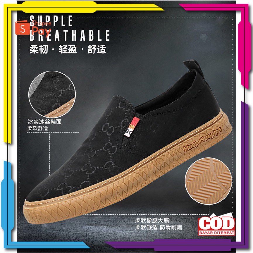 Giày Slip On Thời Trang Cho Nam Size 37 38 39 40 41 42 43 44 45 / Redzeal