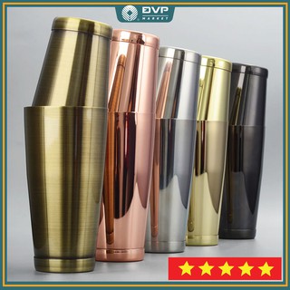 Shaker 2 mảnh thép 304 không gỉ 820ml / 550ml