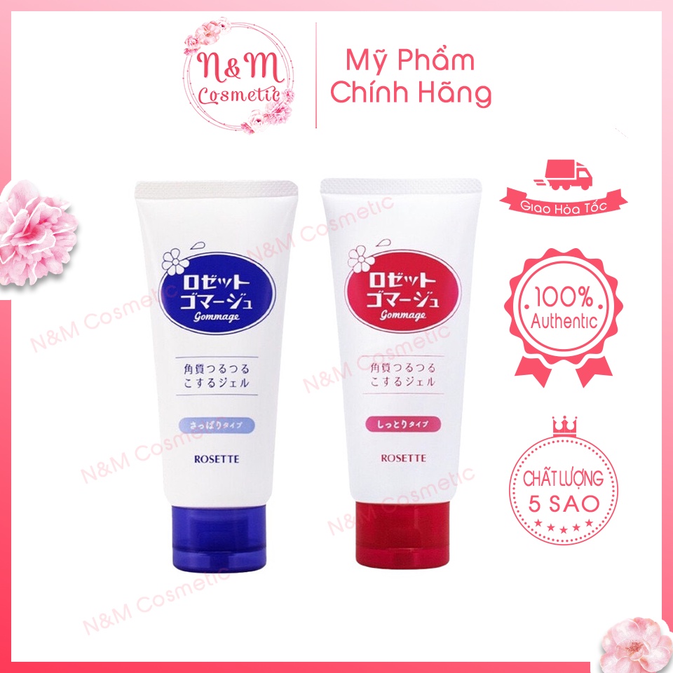 Gel tẩy tế bào chết Rosette Nhật Bản 120g