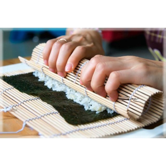 Mành Tre Cơm Cuộn Kimbap Sushi Rong Biển Đa Năng Dễ Sử Dụng - HÀNG VIỆT NAM CHẤT LƯỢNG CAO