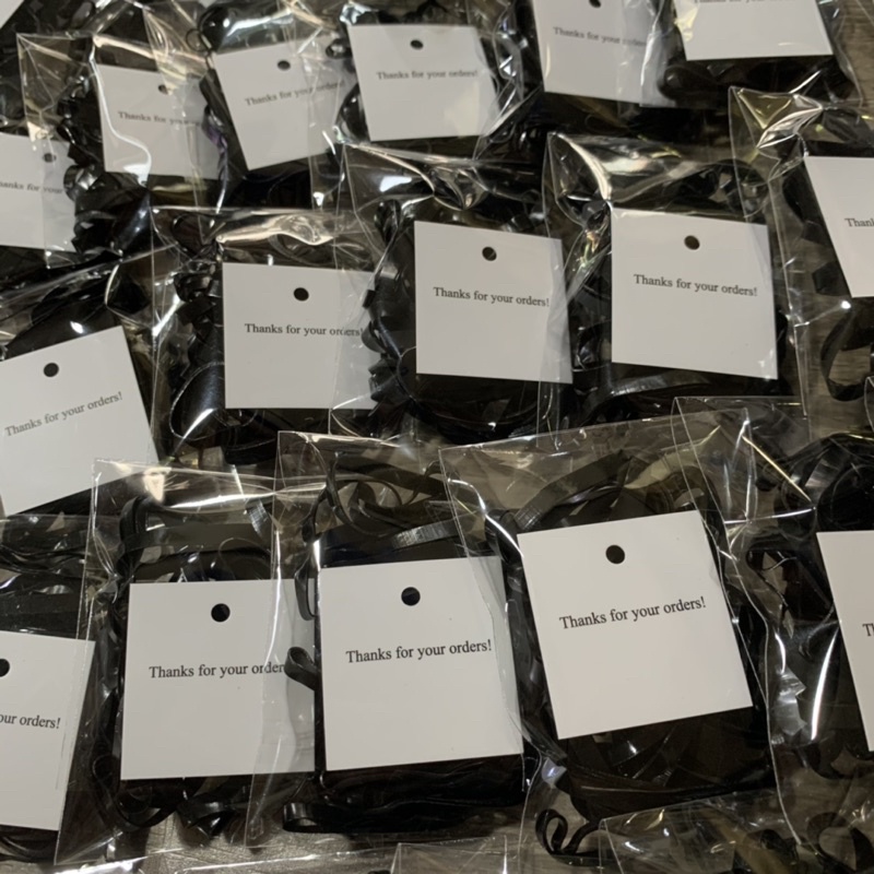 [QUÀ TẶNG] Thun Buộc Tóc Siêu Dai Màu Đen Trơn