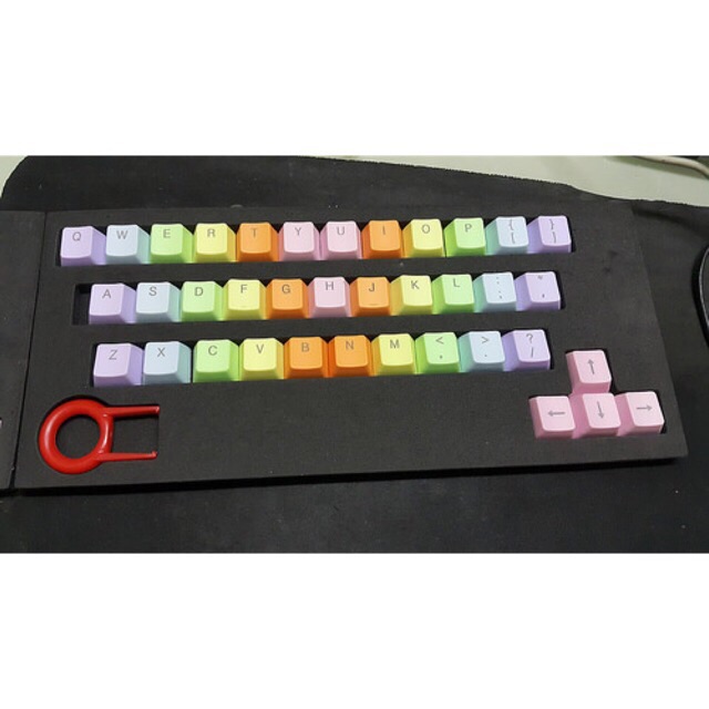 Nút phím Keycap rainbow 37 pbt - ninja