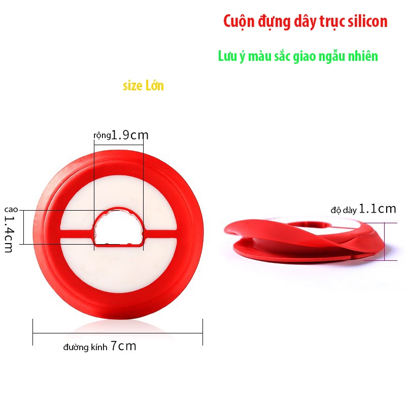 Trục silicon cuốn thẻo e có 2 size 60mm: 6k, 70mm: 7k