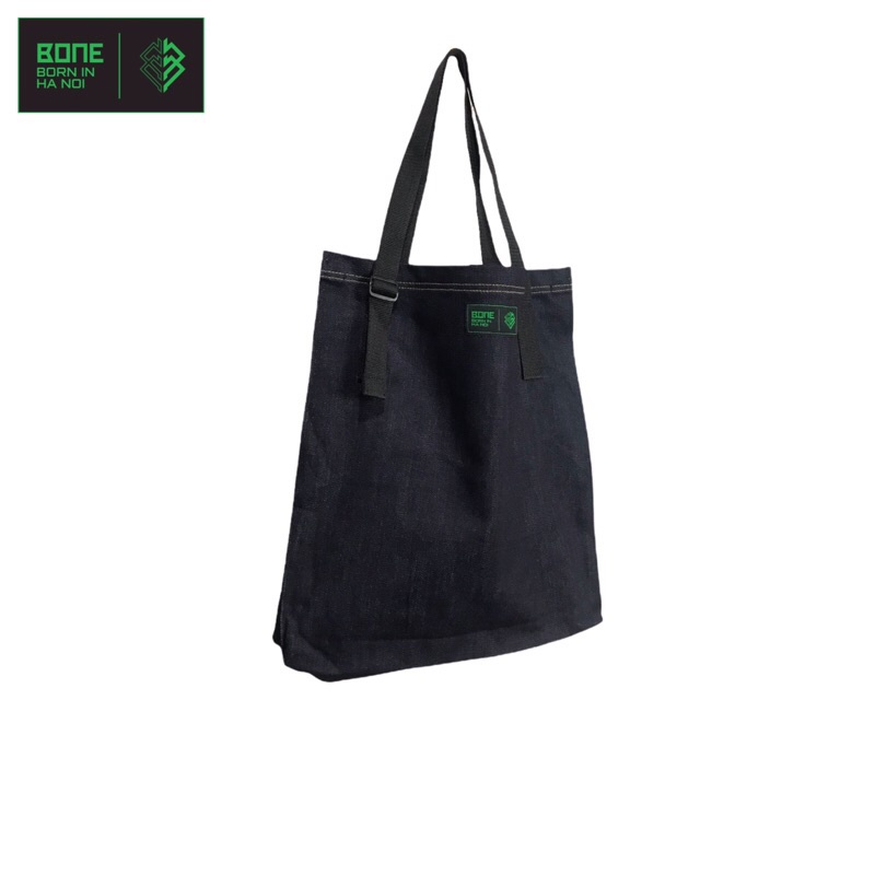 Túi vải tote,túi đeo vai unisex nam nữ túi tote local brand chính hãng BONE Tote basic