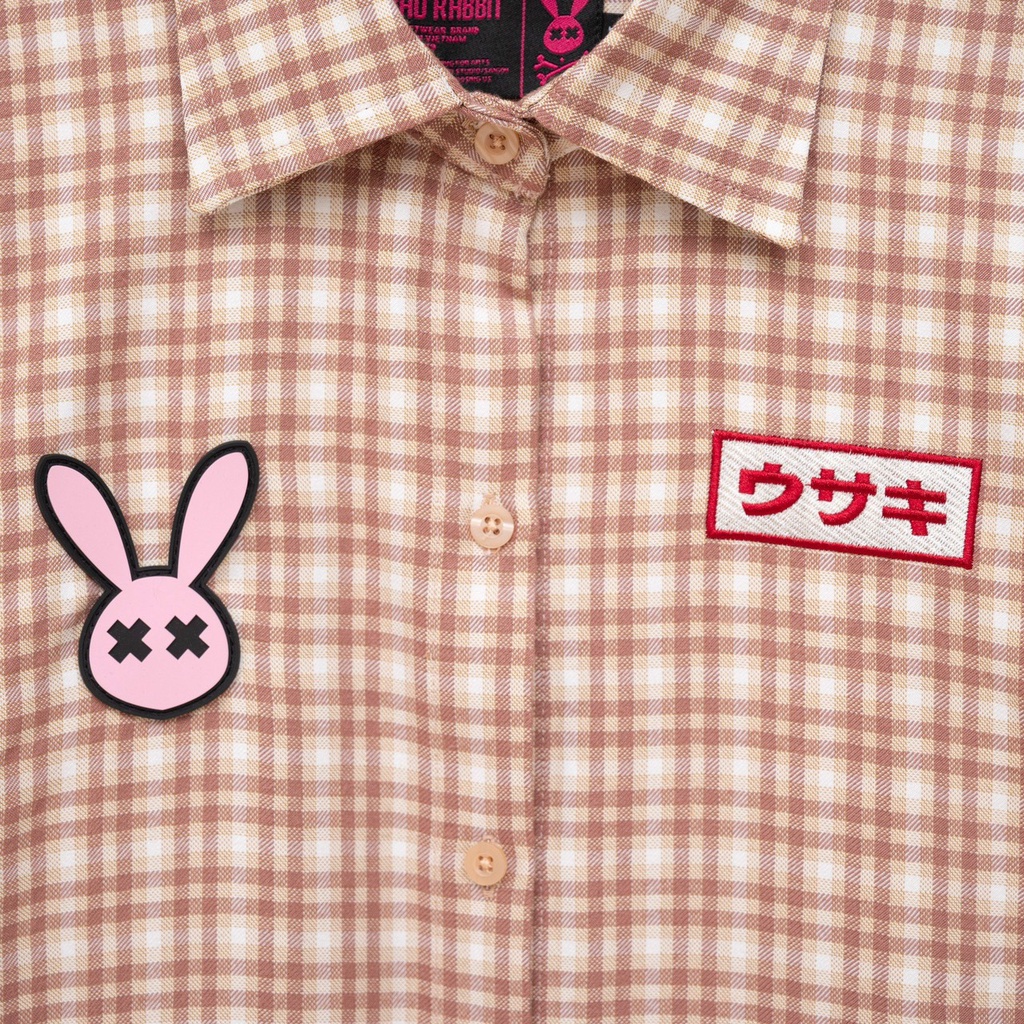 Áo Sơ Mi Unisex Bad Rabbit CHECKED RABBIT SHIRT - Local Brand Chính Hãng