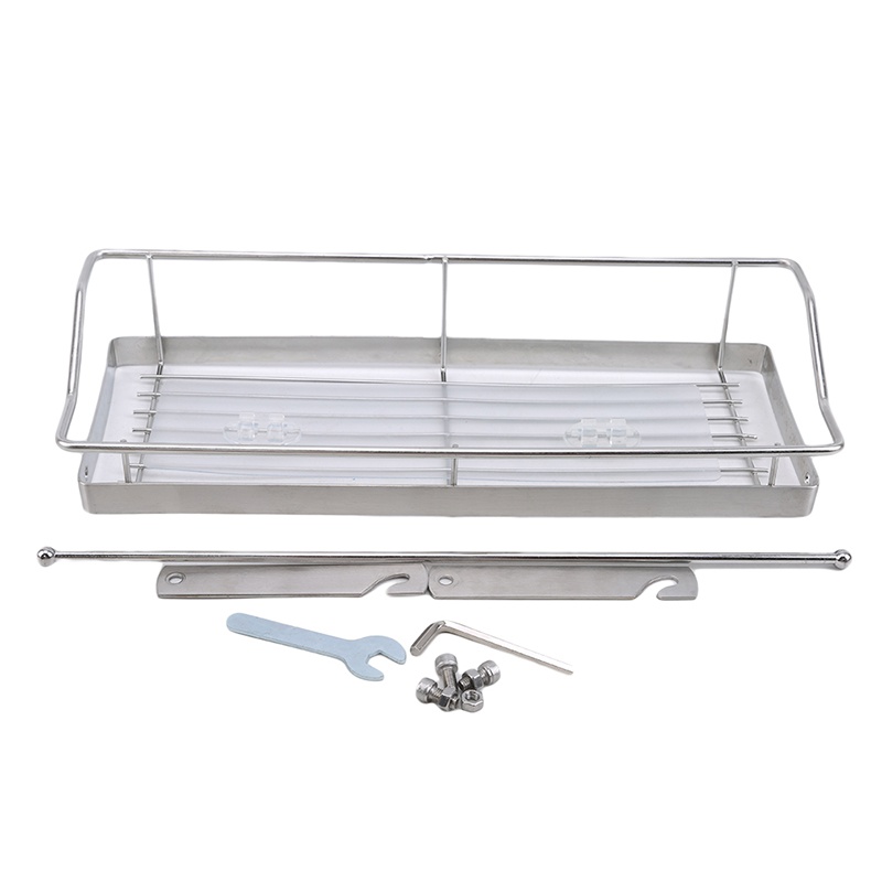 Adhesive Bathroom Shelf Shower Basket Shelf Kitchen Organizer Rack