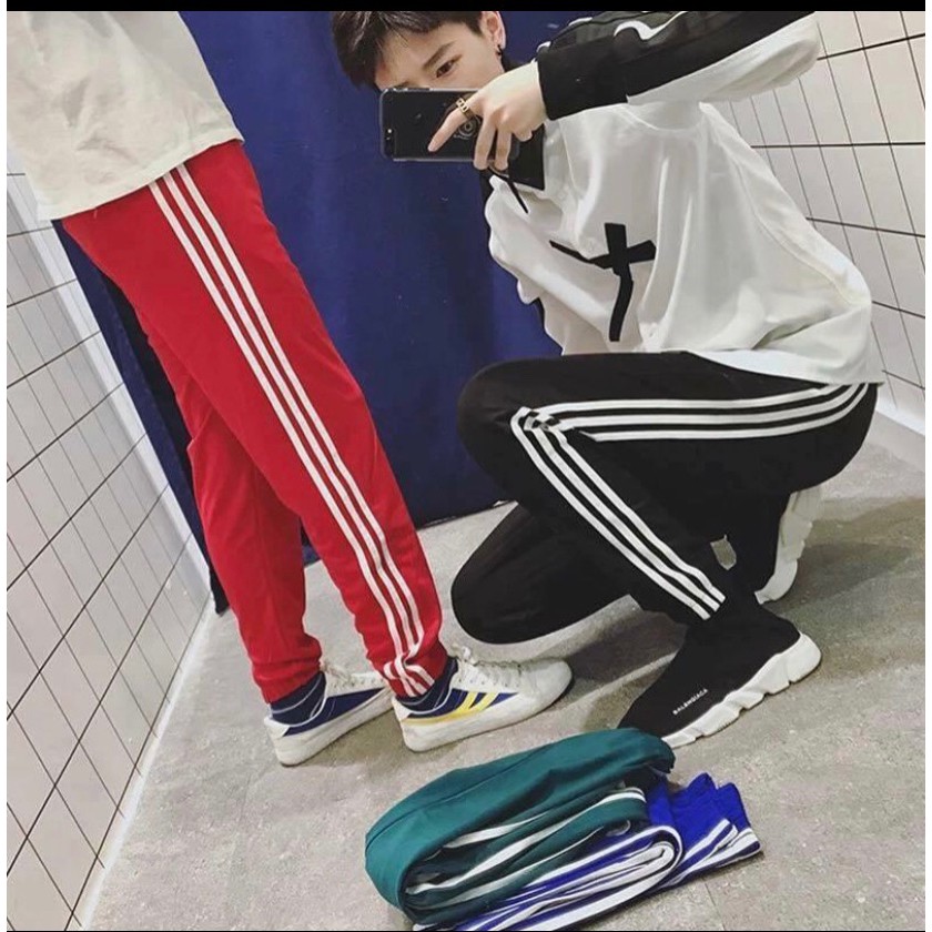 QUẦN THỂ THAO 3 SỌC THOÁNG MÁT CO GIÃN TỐT KHÔNG XÙ LÔNG 1KENZ SHOP