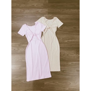 Đầm midi Hobbs xoắn lưng