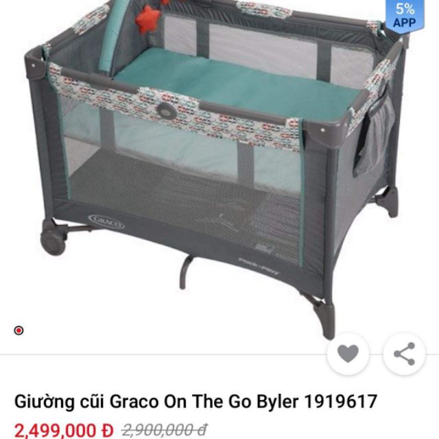 Nôi cũi gấp gọn graco