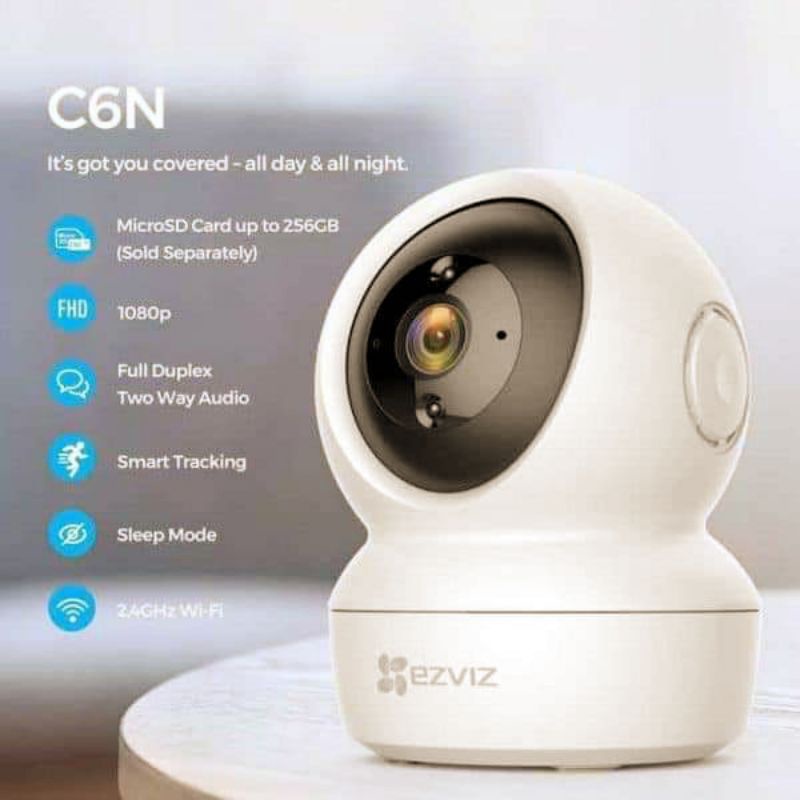 CAMERA WIFI EZVIZ C6N 1080P , CAMERA XOAY 360, ĐÀM THOẠI 2 CHIỀU, Hàng chính hãng