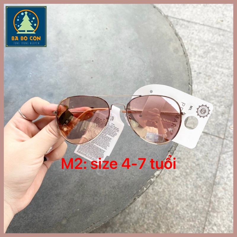 Kính trẻ em Primark dáng phi công màu hồng tuyệt đẹp, kính có đủ 2 size 0-3 tuổi và 4-8 tuổi