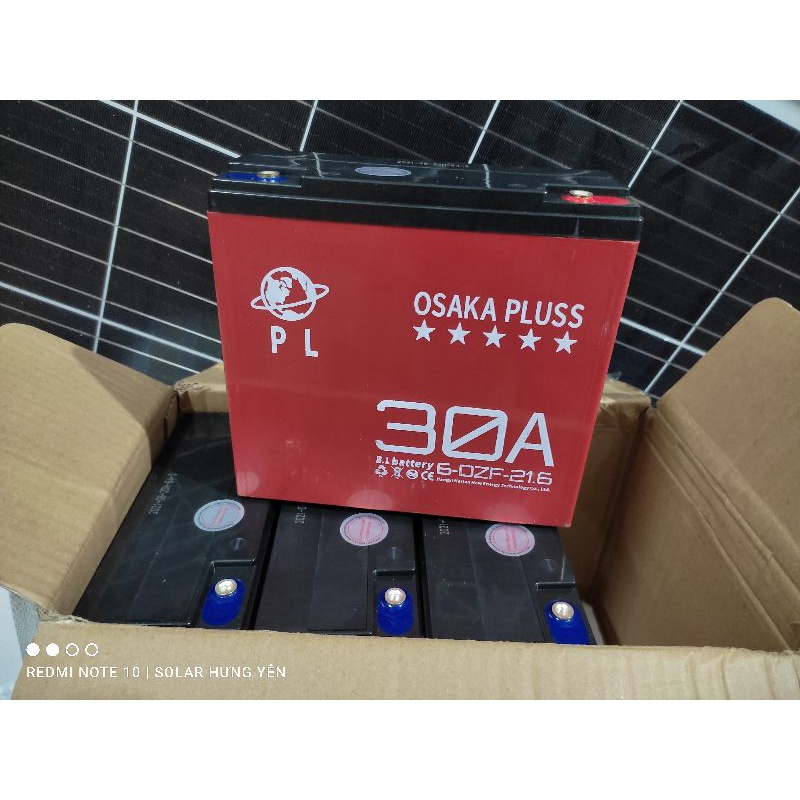 Ắc Quy 12V 30Ah OSAKA PLUSS 6-DZF-30