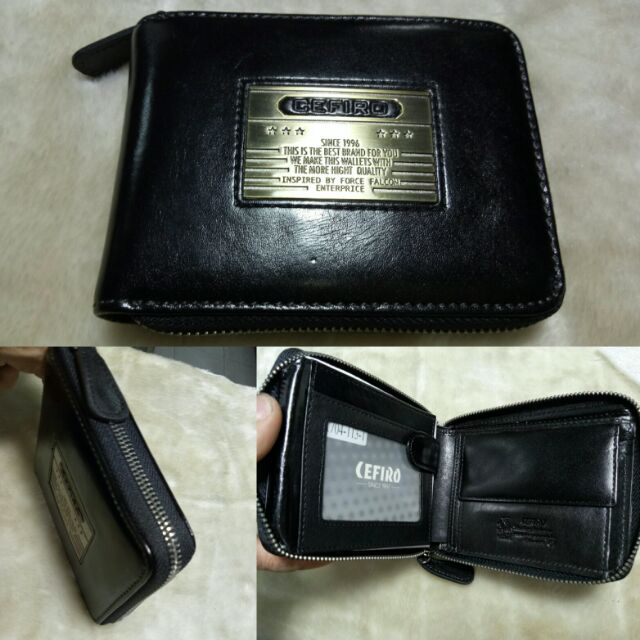 Ví Nam dây kéo vòng da bò sành điệu