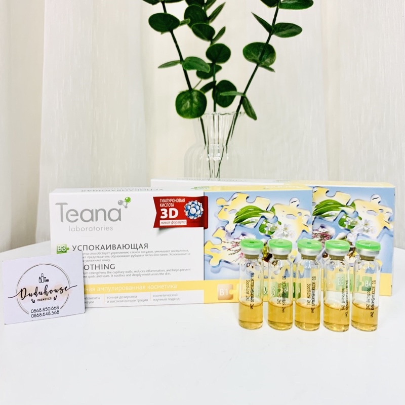 Serum Teana B3 giảm viêm, đỏ, mờ thâm, sẹo mụn, dưỡng sáng đều màu da