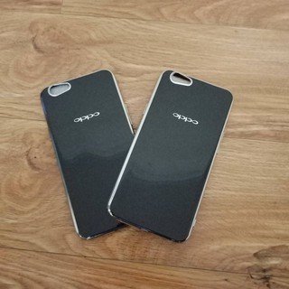 Ốp dẻo bóng in logo táo sang chảnh dành cho oppo f1s/A59 màu đen