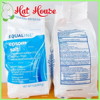 Muối Epsom Equaline 454g ngâm chân trị mụn lưng
