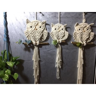 Cú macrame size to 25