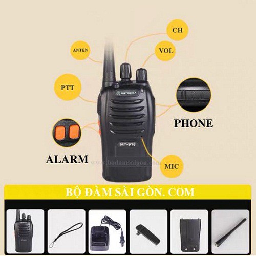 Pin Bộ đàm Motorola MT918 - Bộ đàm giá rẻ.