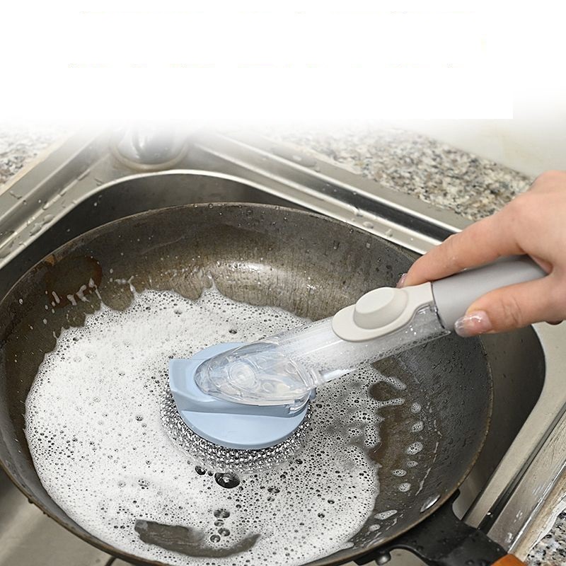 Tay cầm dài, cọ làm sạch bằng PET/ Cọ rửa chén bát