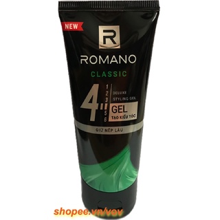 Gel Vuốt Tóc 150g Romano Classic Giữ Nếp Lâu, 100% Chính Hãng, vov Cung Cấp Và Bảo Trợ.