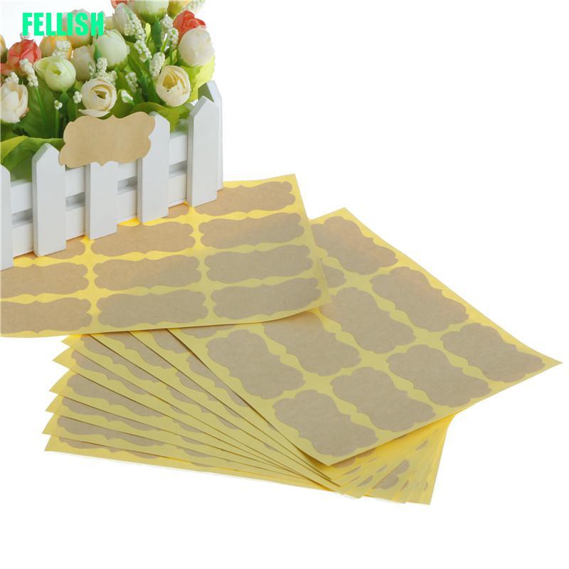 Bộ 120 Miếng Dán Trang Trí Hộp Quà Phong Cách Vintage