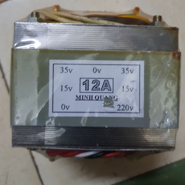 Biến Áp nguồn 12A 35V đối xứng