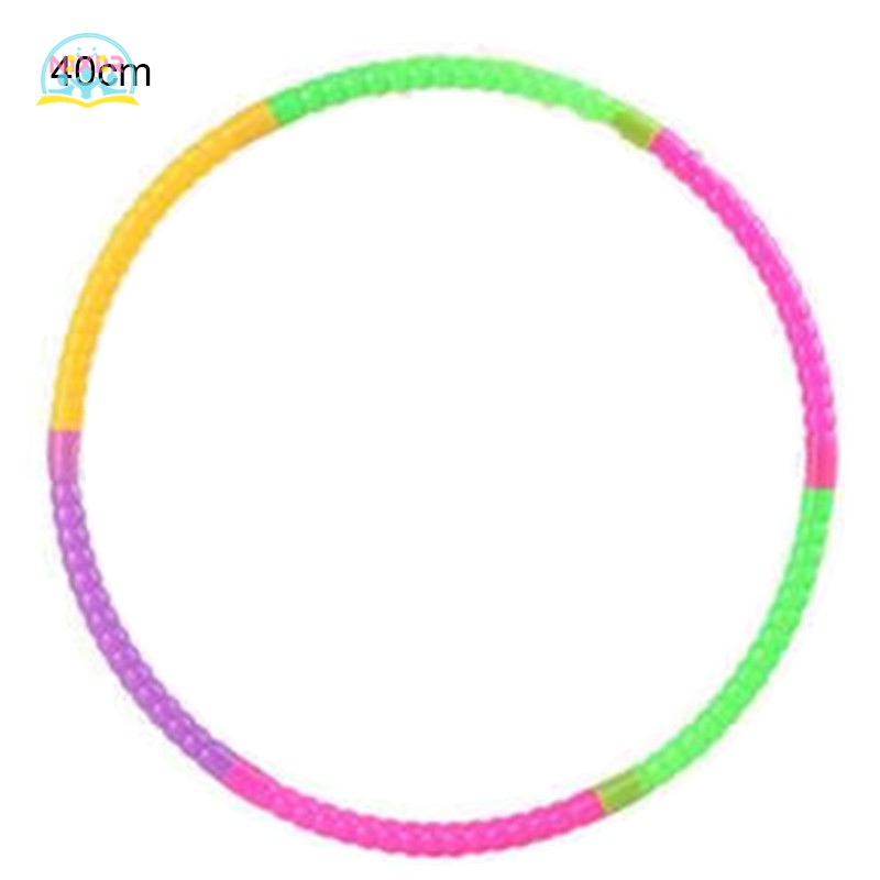 Vòng Lắc Hula Bằng Nhựa Nhiều Màu Sắc Có Thể Tháo Rời Tiện Dụng Cho Bé