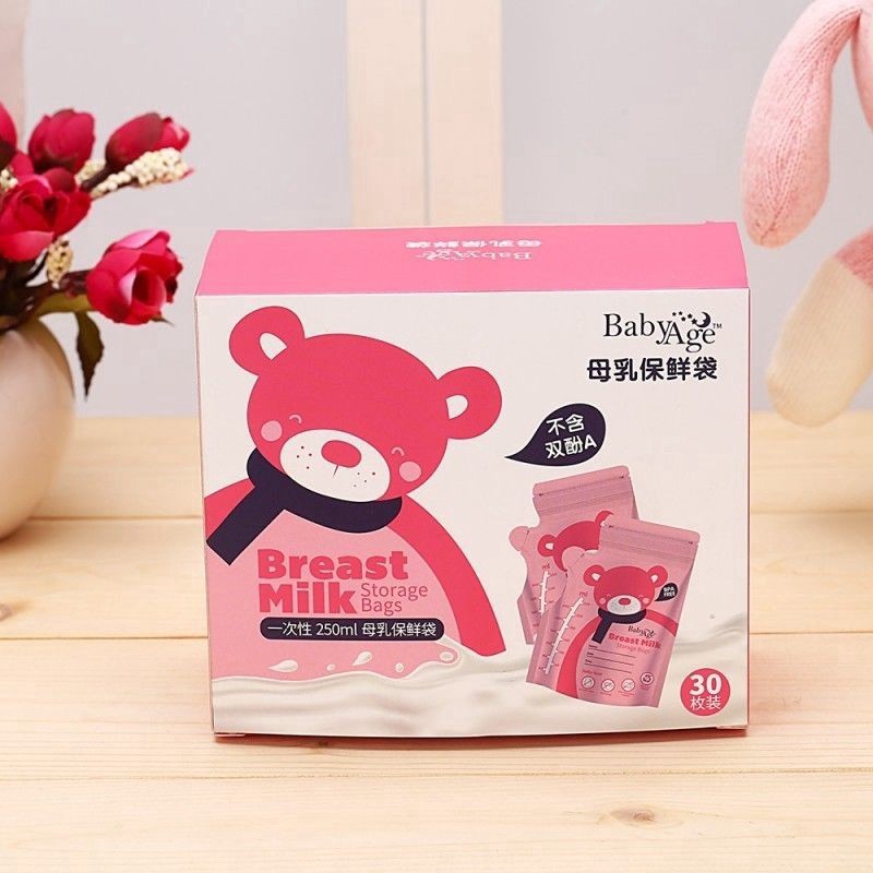 Set 30 Túi Đựng Sữa Mẹ Dung Tích 250ml Không Chứa BPA