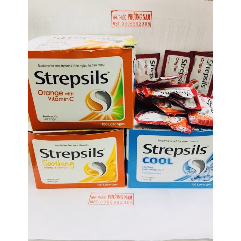 Kẹo Ngậm STREPSILS-gói 2viên