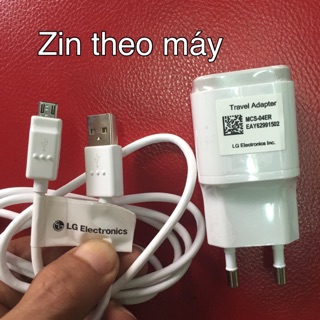 Bộ sạc LG zin theo máy 1.8A
