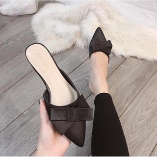 SU1_Dép sục nơ lụa siêu xinh