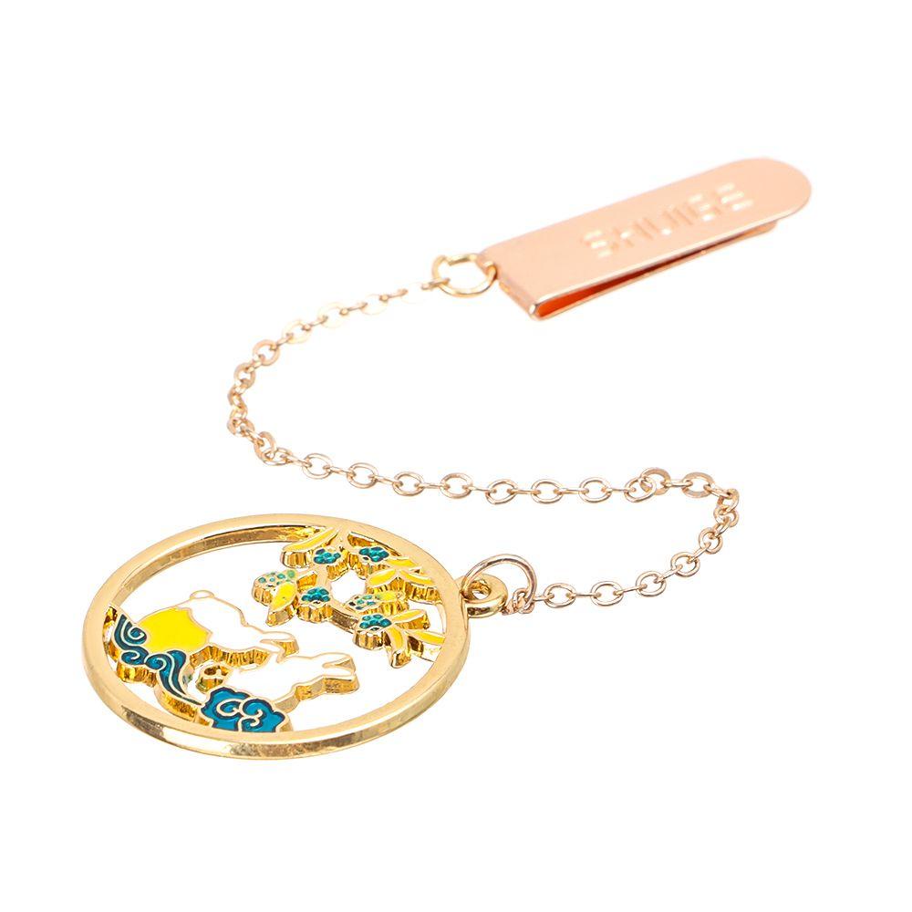 Kẹp Đánh Dấu Trang Sách Bằng Kim Loại Họa Tiết Động Vật Hoạt Hình