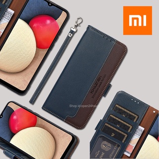 Xiaomi POCO M6 Pro /X6 Pro 5G C65 F5/X5 Pro M5s M5 F4/X4 GT C40 X4/M4/M3 Pro X3 GT Pro F3 Bao da Flip với dây đeo tay Hộp đựng ví cổ điển mới