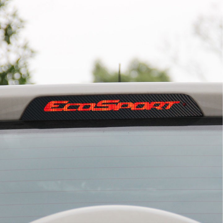 Decal Carbon Dán Trang Trí Đèn Phanh Kính Sau Xe Ô Tô Ford Ecosport