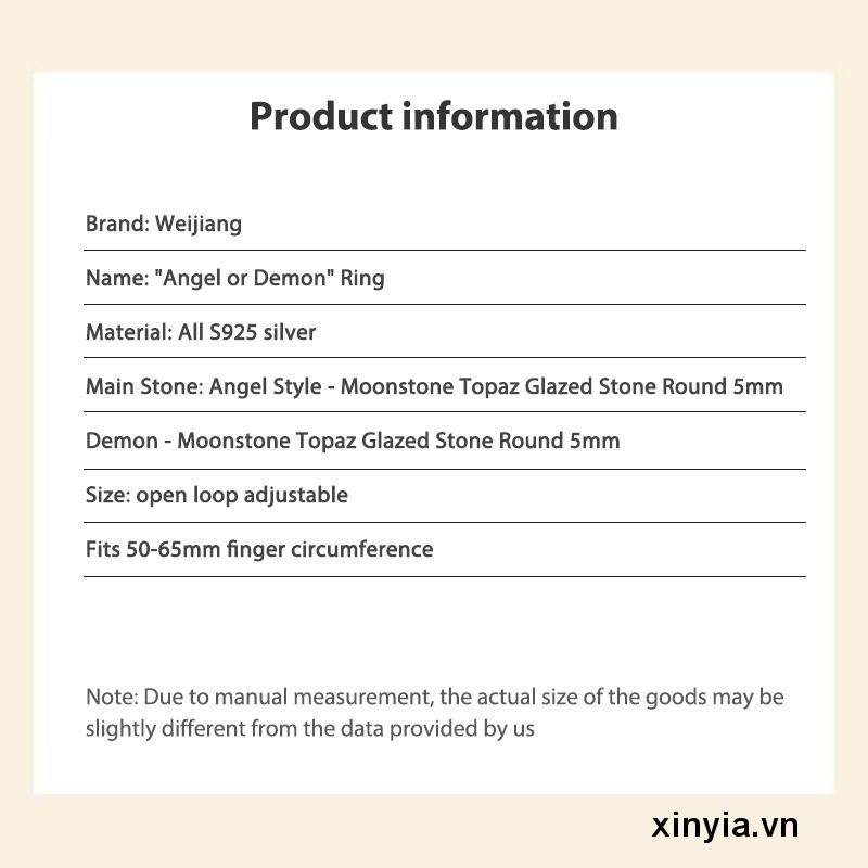 Cho Cặp Nhẫn Bạc Họa Tiết Trái Tim Thời Trang Đôi Nhẫn quỷ thiên thần