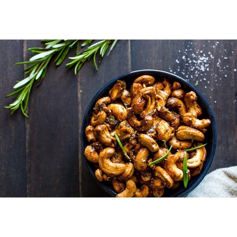 500gr Hạt điều rang muối vỏ lụa Bình Phươc hạt tròn thơm ngon