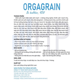 Sữa hạt Orgagrain 900g
