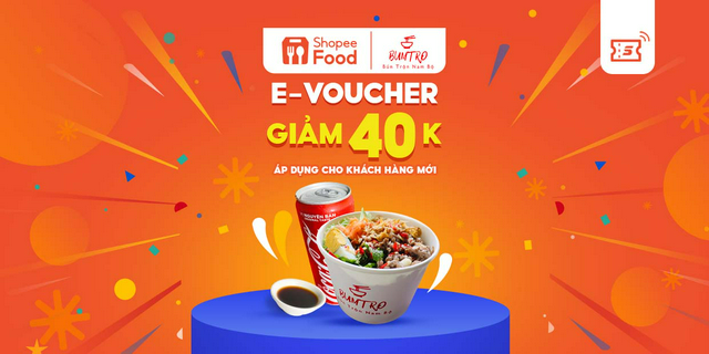 [E-voucher] Mã giảm giá 40K khi đặt BUMTRO - Bún Trộn Nam Bộ trên ShopeeFood tại ứng dụng Shopee cho Khách Hàng Mới