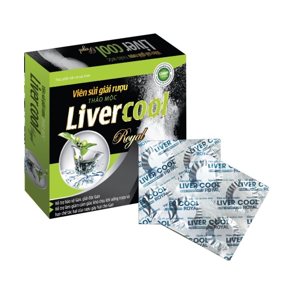 LIVER COOL - Viên sủi giải rượu.