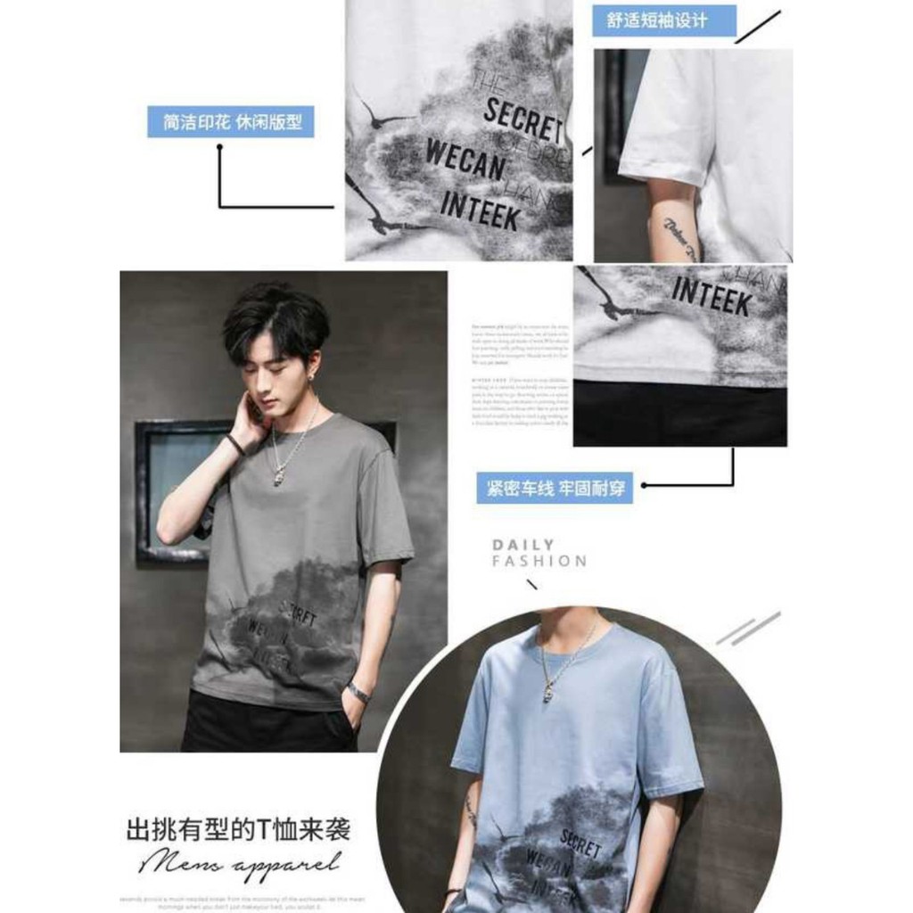 áo thun nam nữ tay lỡ 65% cotton unisex form rộng phong cach Ulzzang | BigBuy360 - bigbuy360.vn