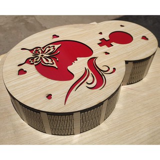 Hộp Quà Gỗ Khắc Tên miễn phí theo yêu cầu