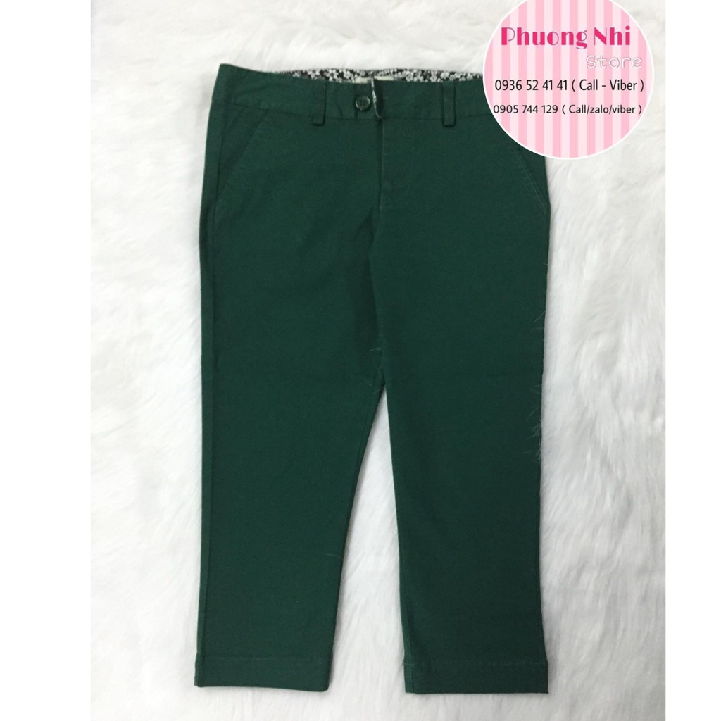 QUẦN LỠ KAKI THUN MÀU XANH KÉT
