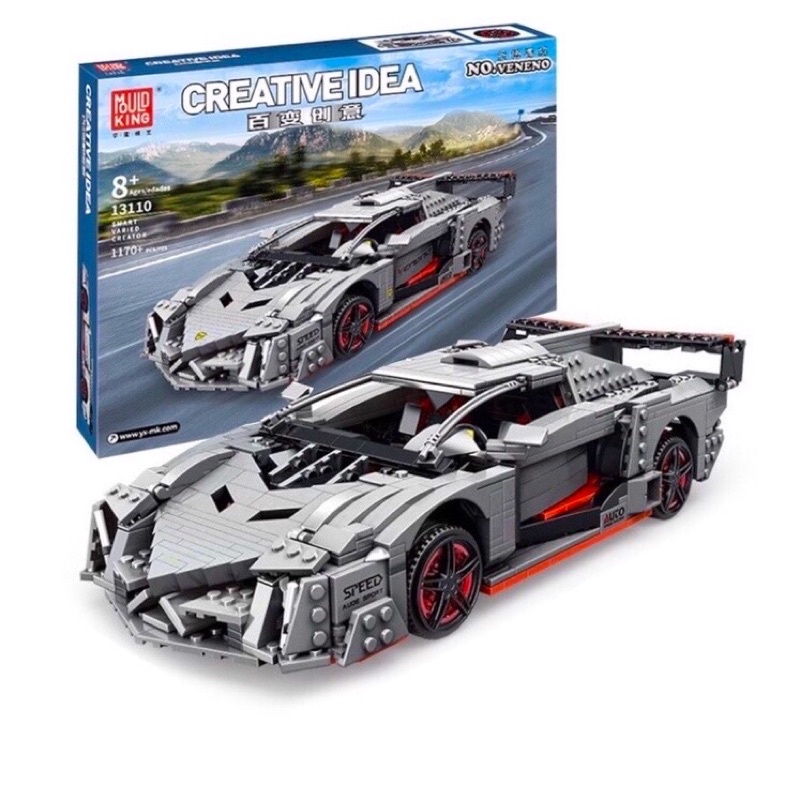 Xếp hình Technic - Mould King 13110 ( Lắp Ráp Siêu Xe Lamborghini Venedo 1170 chi tiết )